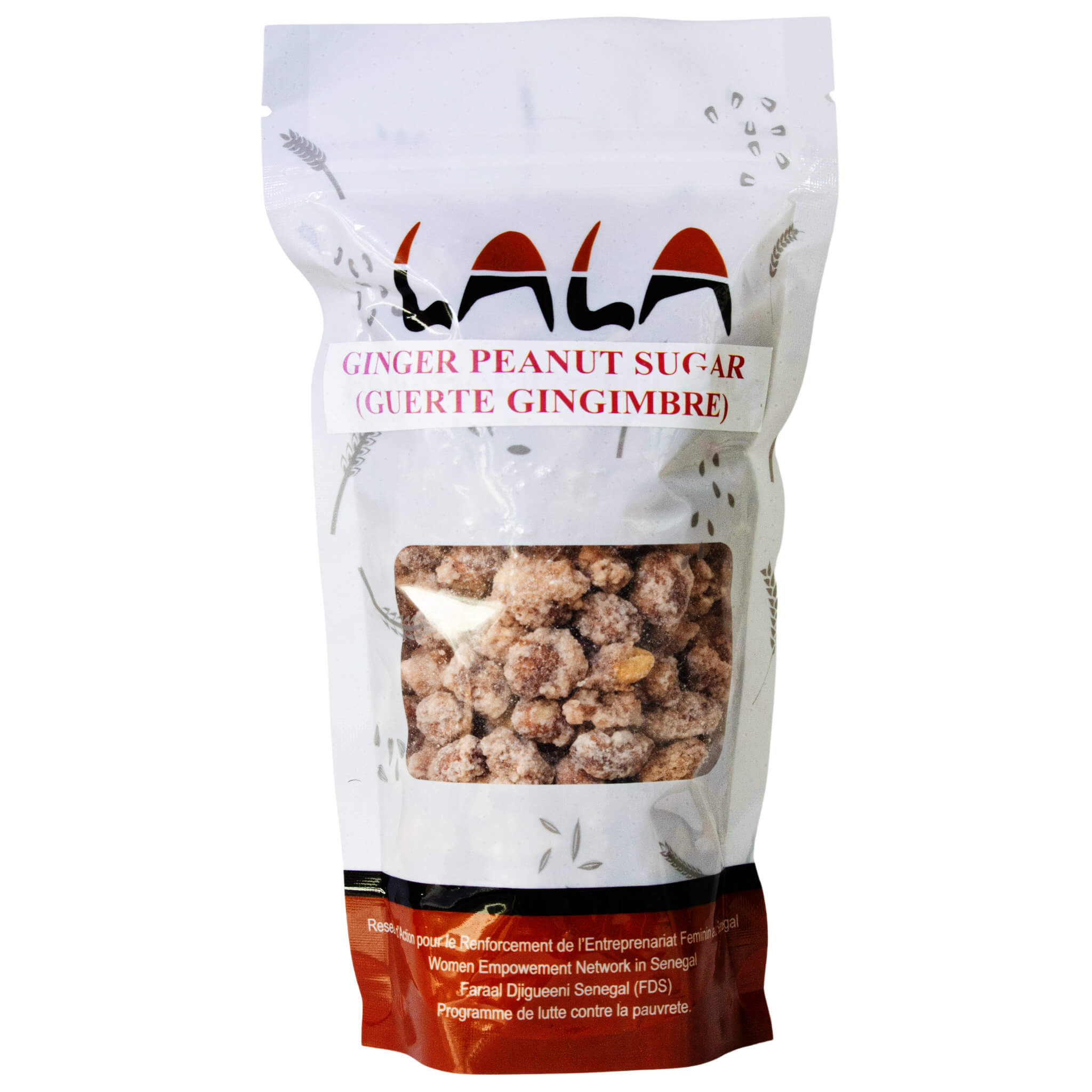 GUERTE SOUKEUR GINGEMBRE (CARAMILIZED GINGER CANDIED PEANUTS) 150G